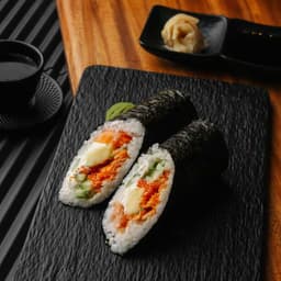 Salmon borrito Salmon borrito